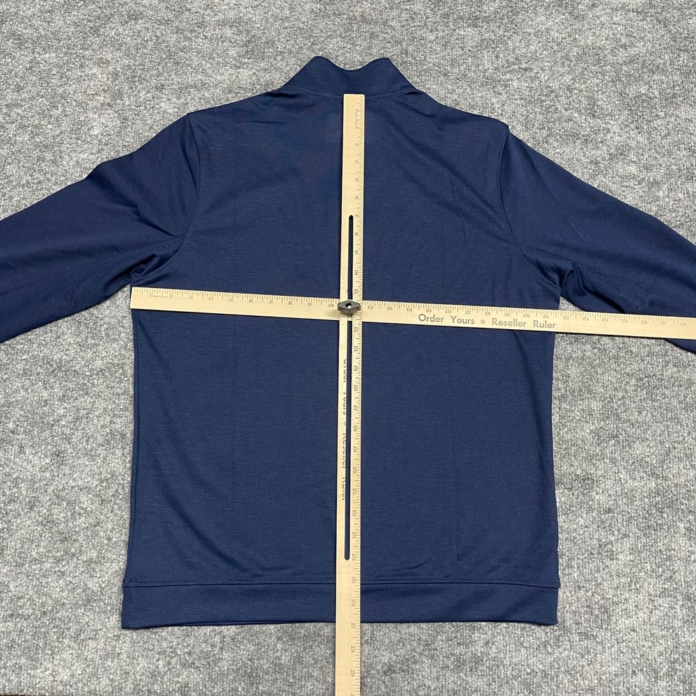 Georgia Tech Yellow Jackets Pullover Mens Medium Navy Blue Adidas 1/4 Zip NCAA - Picture 10 of 13